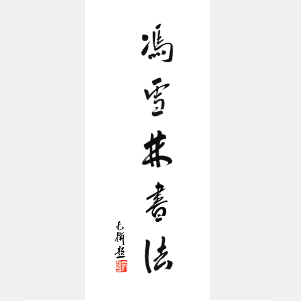 中國國家畫院國畫院副院長、南京書畫院院長范揚為馮雪林先生題詞
